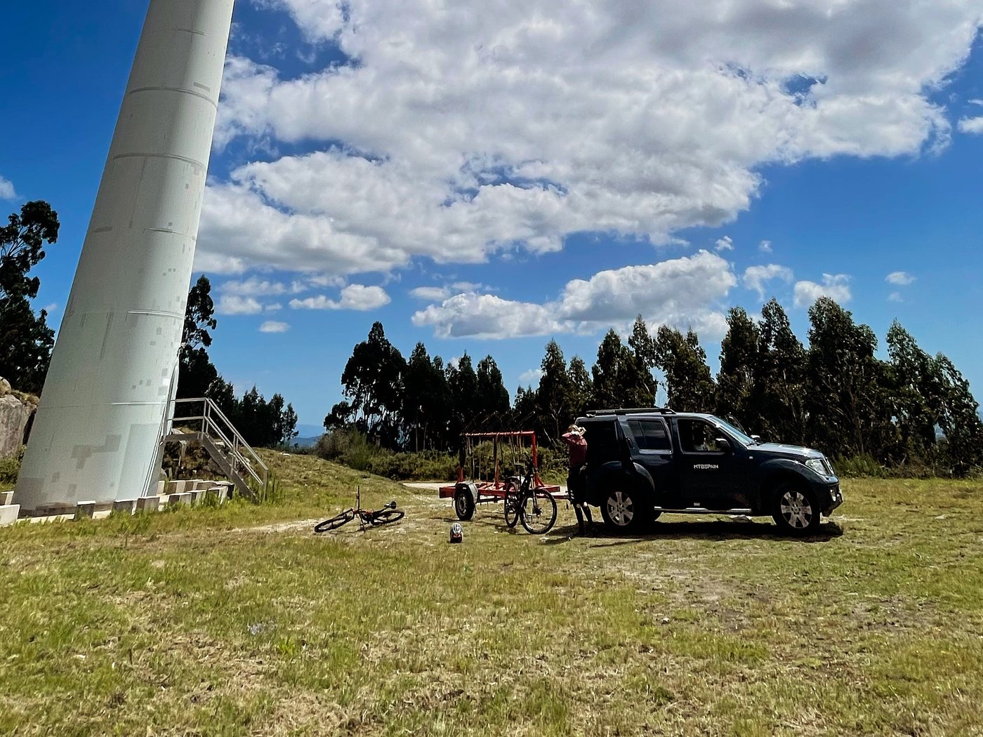 Curso de enduro en el monte Xiabre