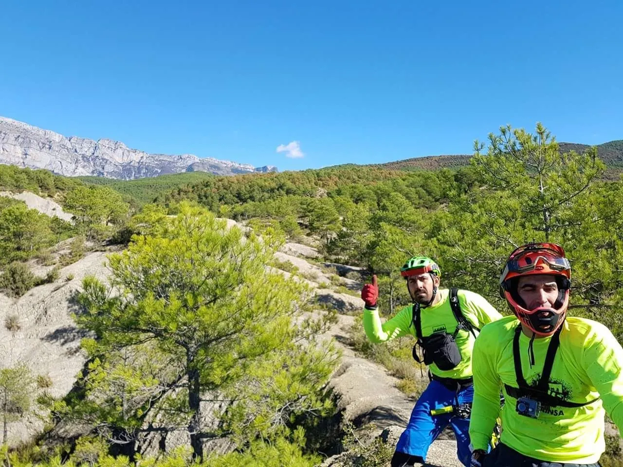 Bicicletas de MTBSPAIN en Aínsa Zona Zero