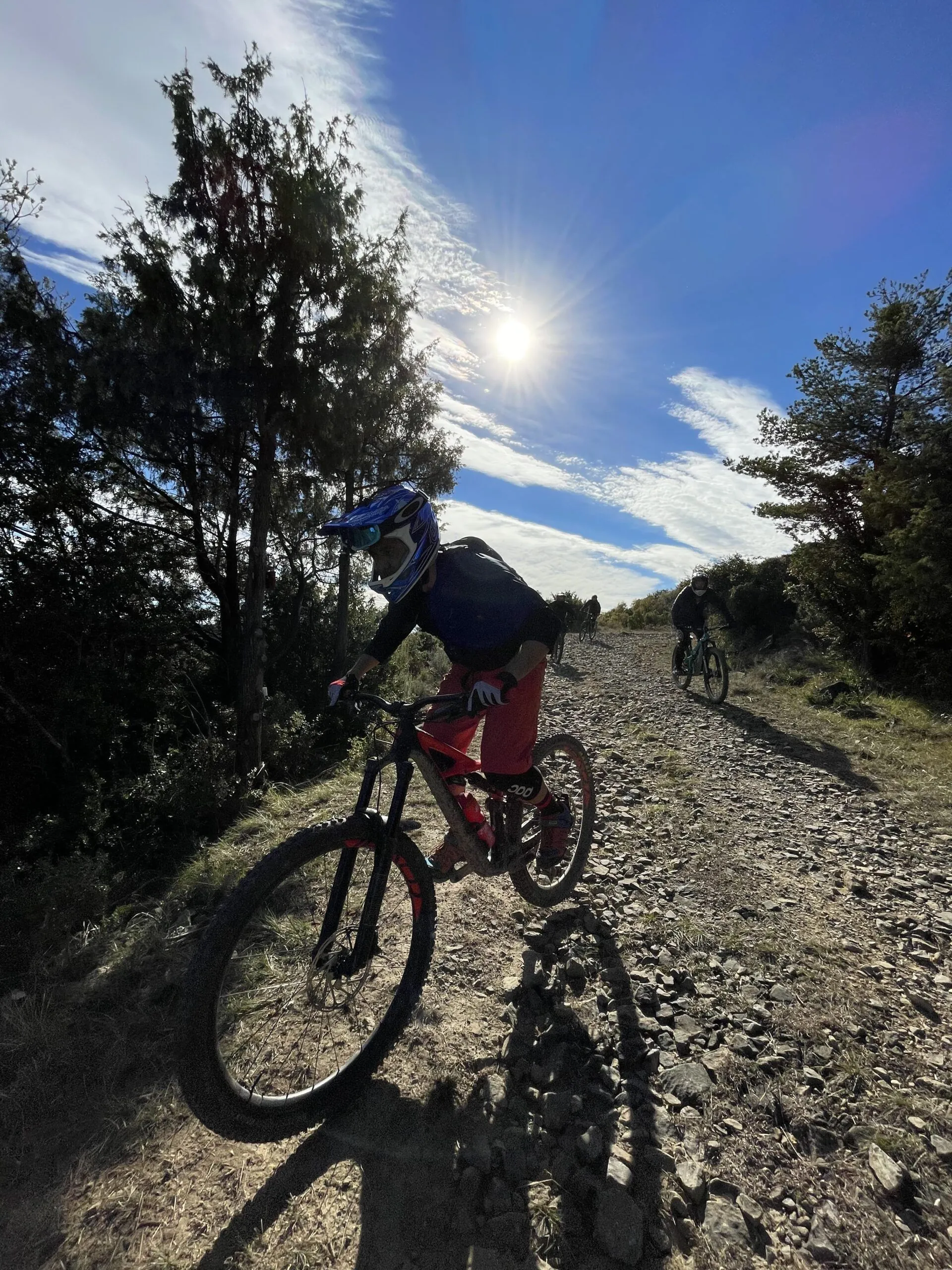 Sendero de enduro en la Zona Zero de Aínsa