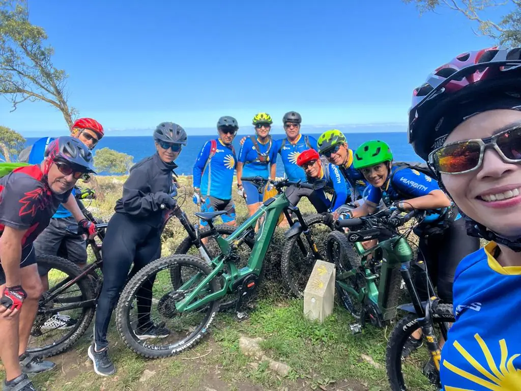 Ciclistas de MTBSPAIN en el Camino del Norte
