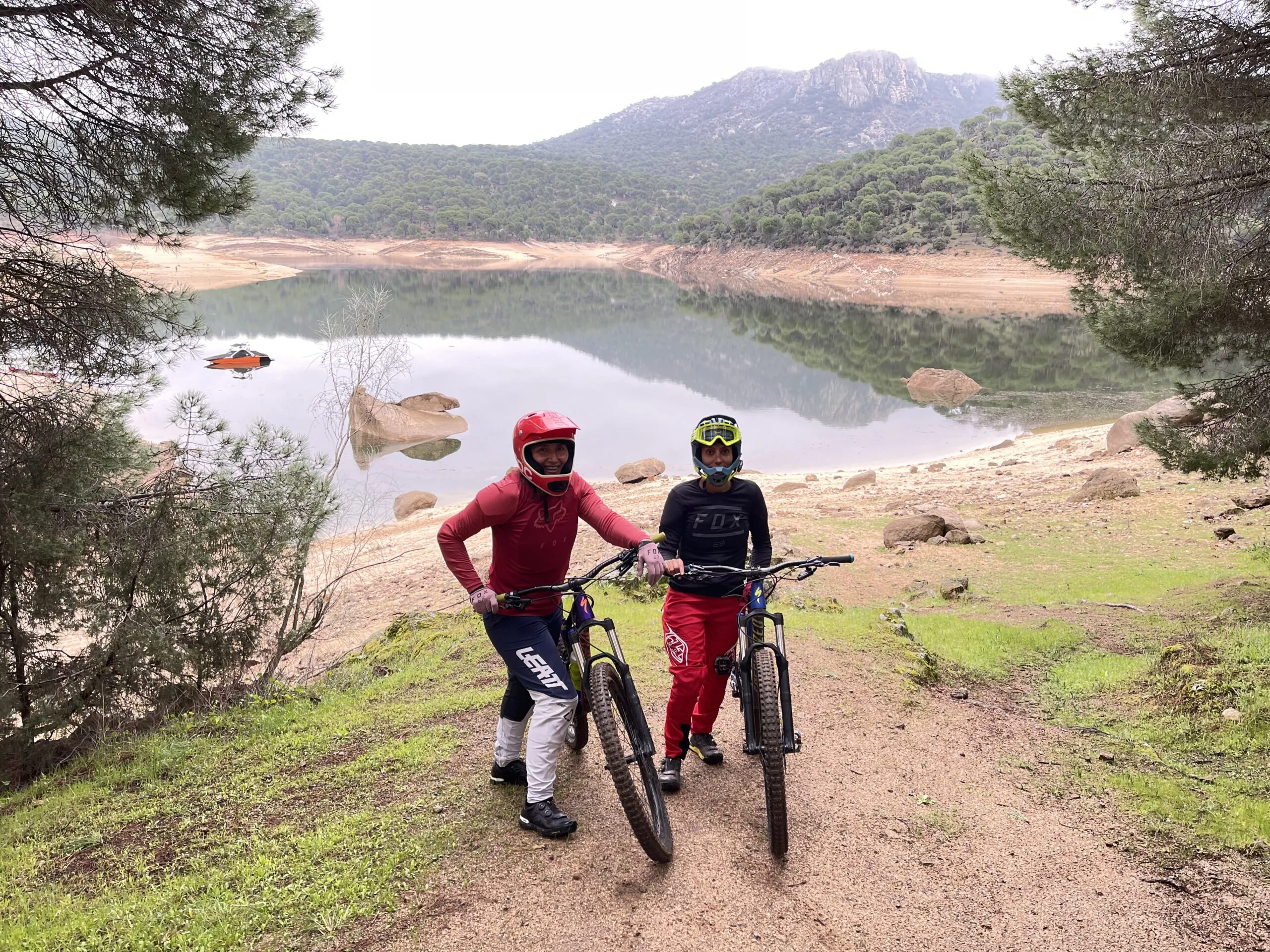Pantano de San Juan, zona de enduro con remonte en San Martín de Valdeiglesias
